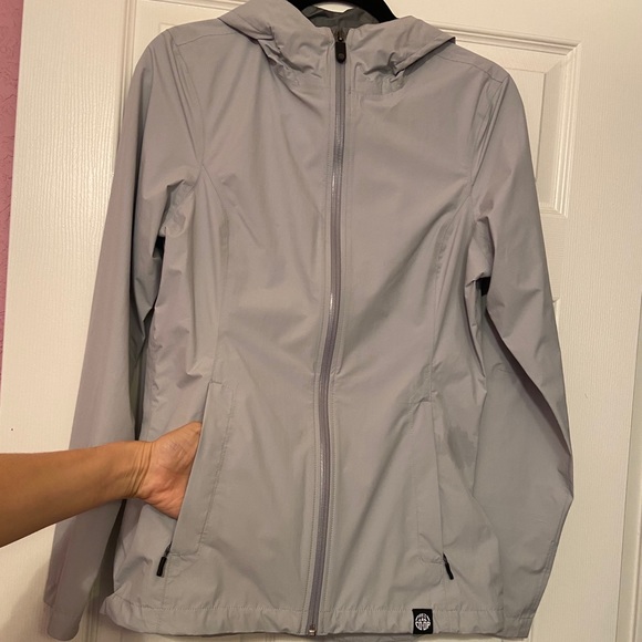 🌧REI Soft-Shell Rain Jacket, XS, Light Grey🌧 - Picture 11 of 12
